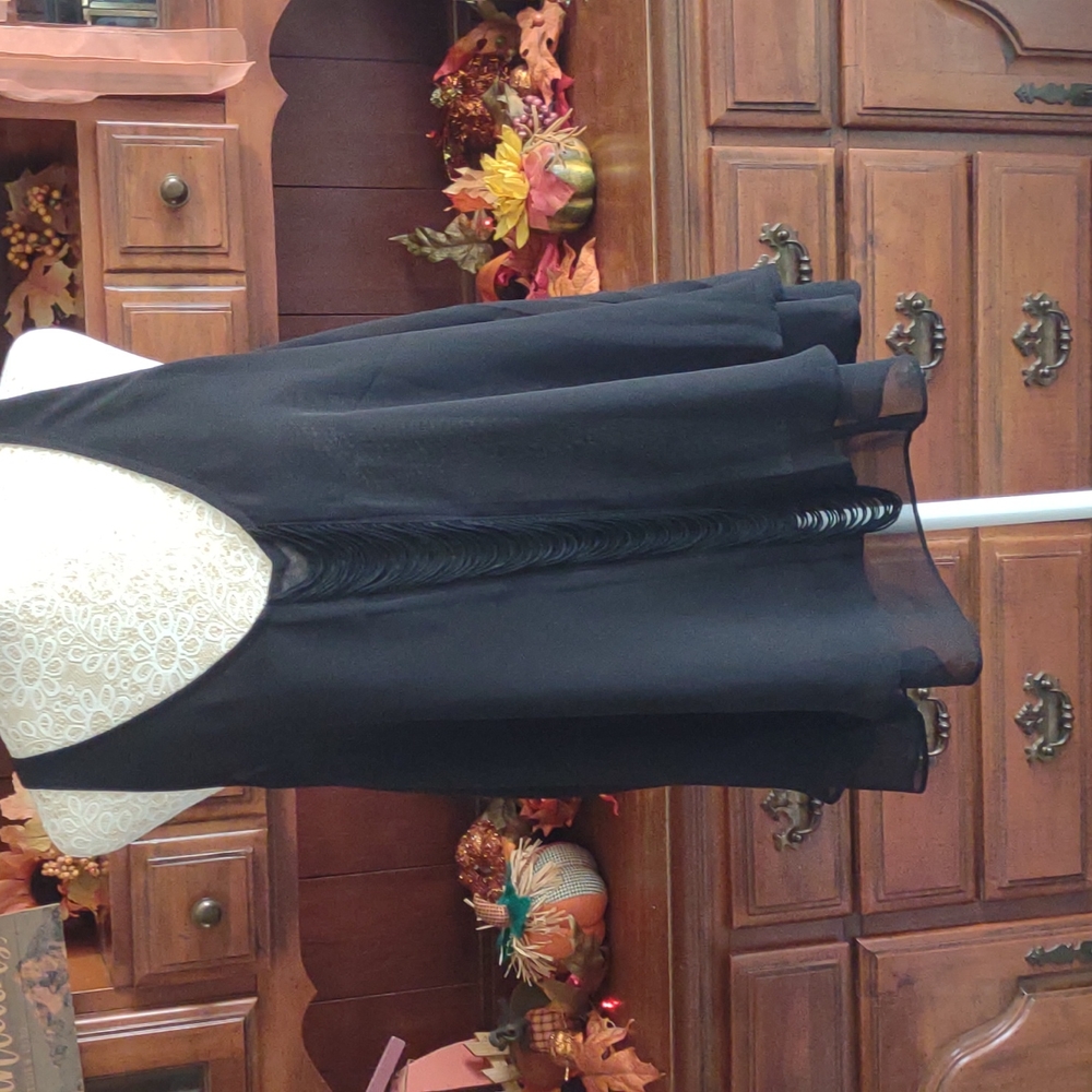 Jennifer Lopez black sheer tank top. Size Xlarge.